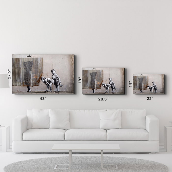Wallity Pintura Decorativa de Vidrio Templado Multicolor 46 x 72 cm